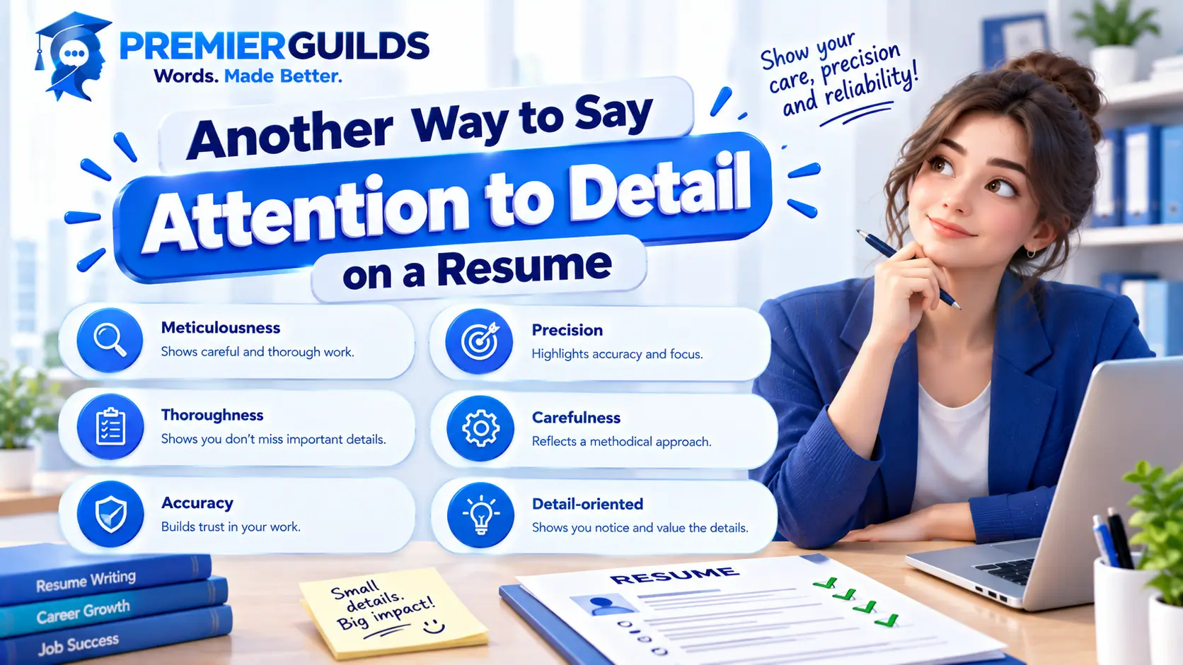 Another Way to Say Attention to Detail on Resume