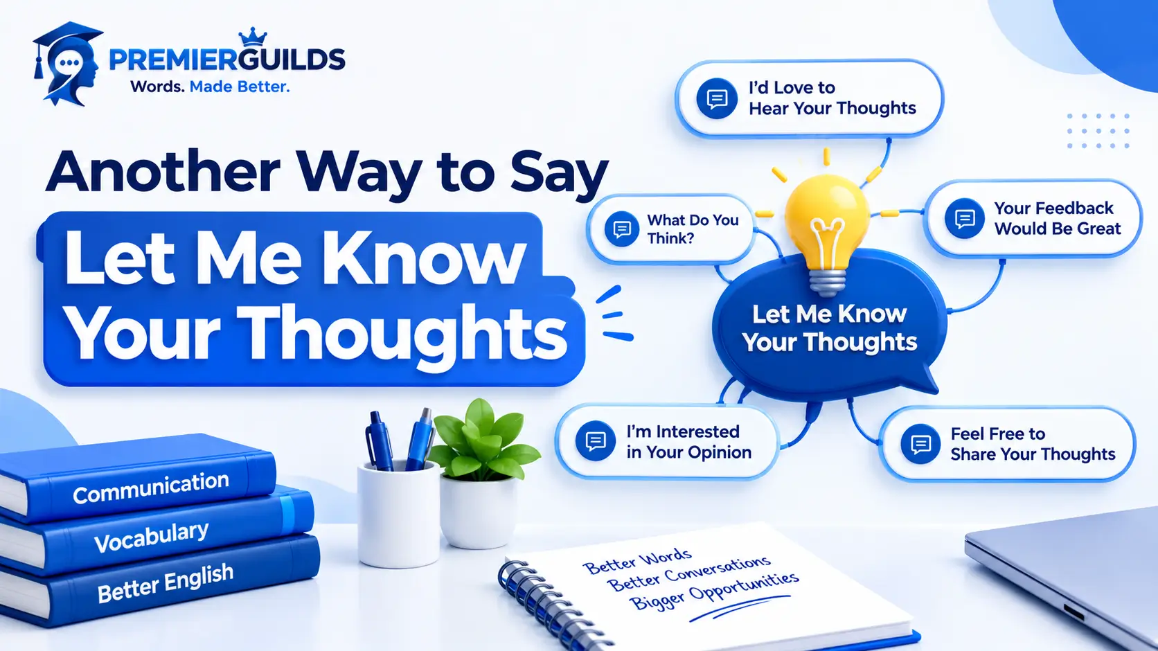 Another Way to Say Let Me Know Your Thoughts