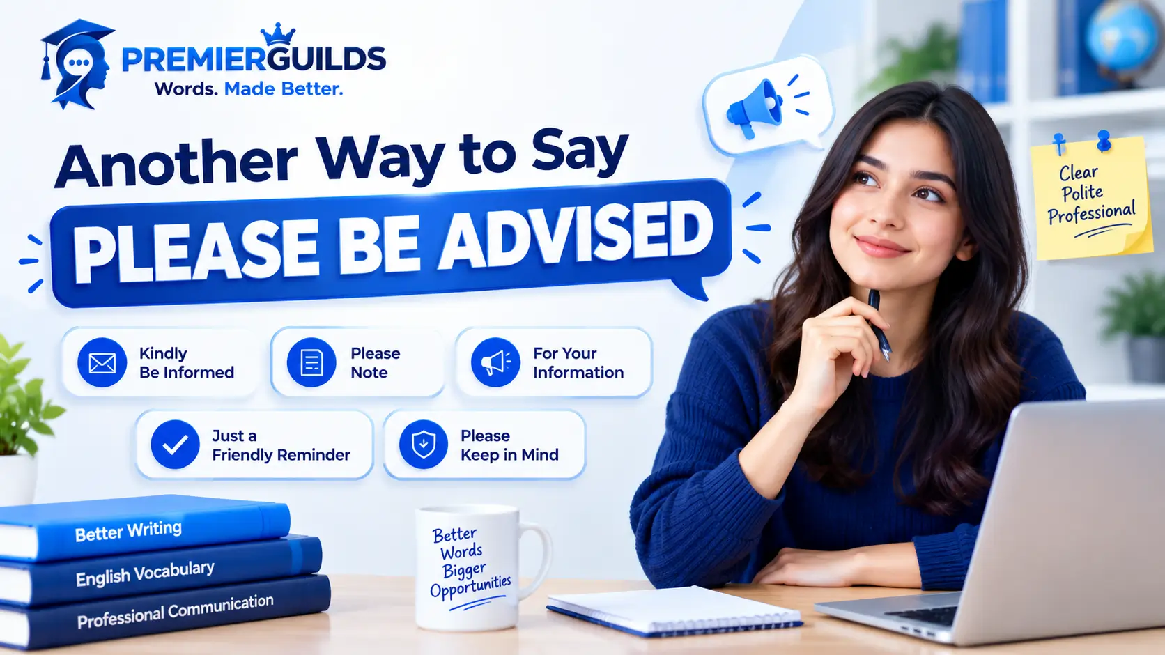 Another Way to Say Please Be Advised