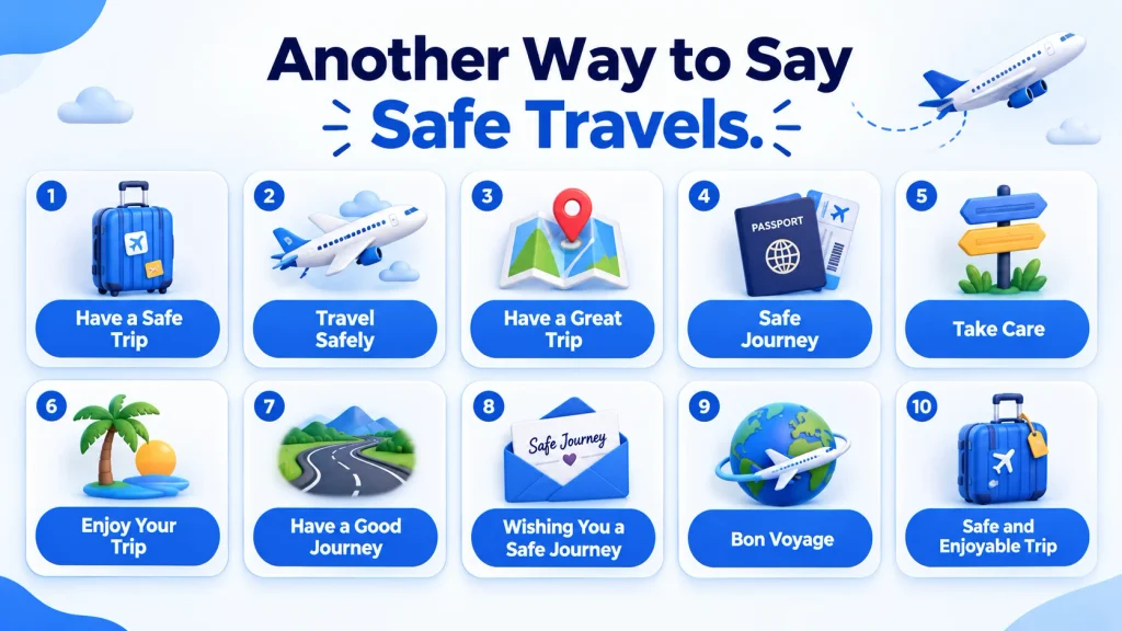 10 alternatives for another way to say safe travels