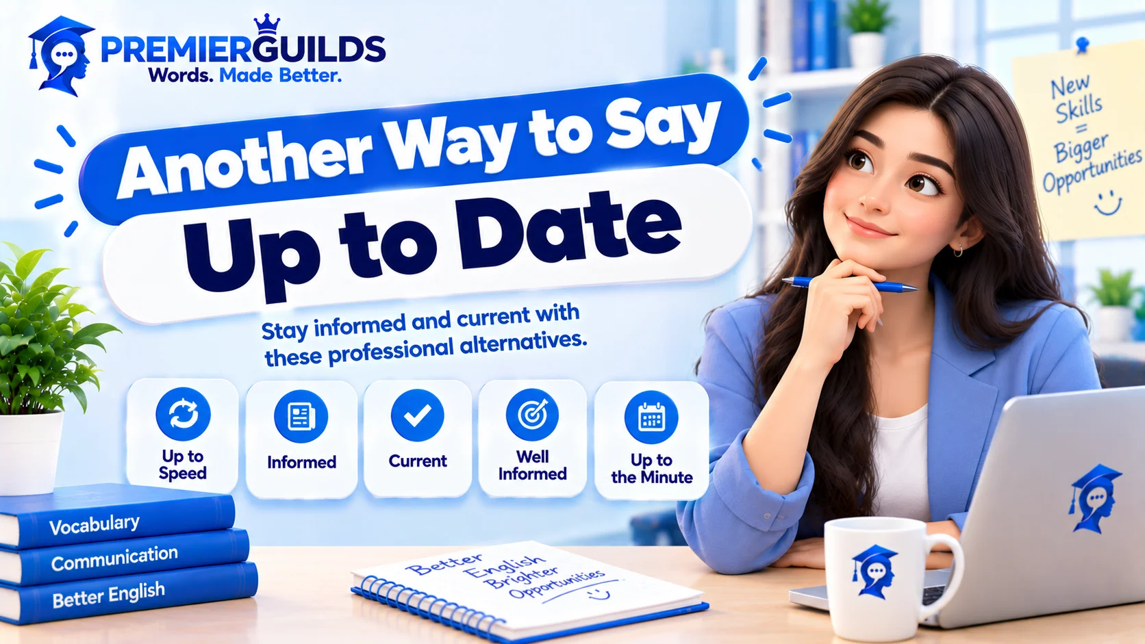 Another Way to Say Up to Date