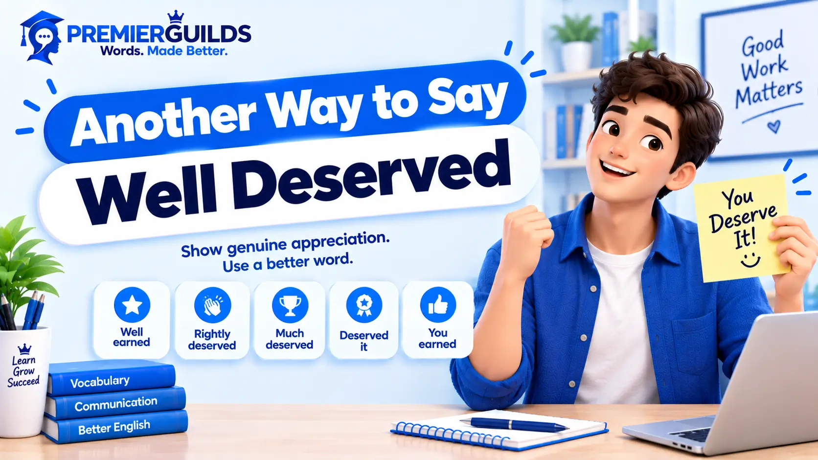 Another Way to Say Well Deserved