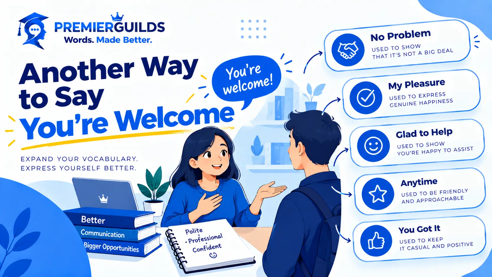 Another Way to Say You’re Welcome