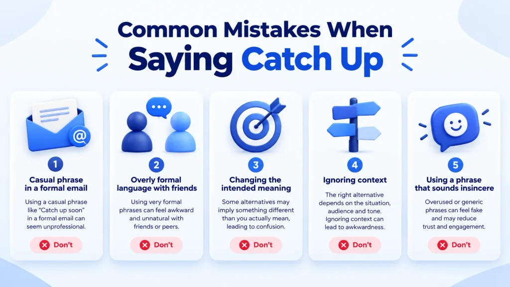 common mistakes when using alternatives to catch up