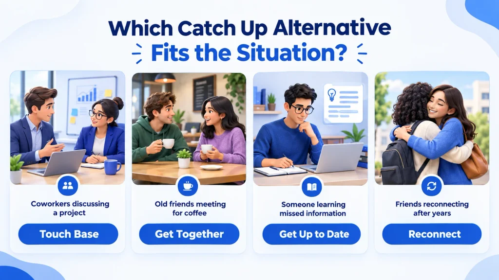 real life examples of alternatives to catch up