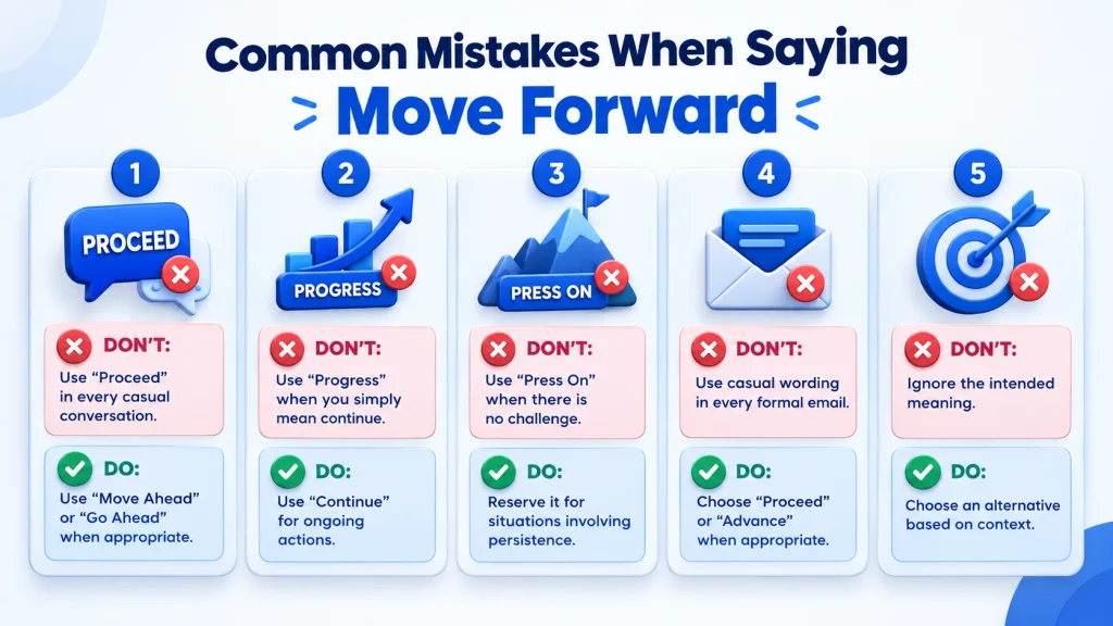 common mistakes when using alternatives to move forward