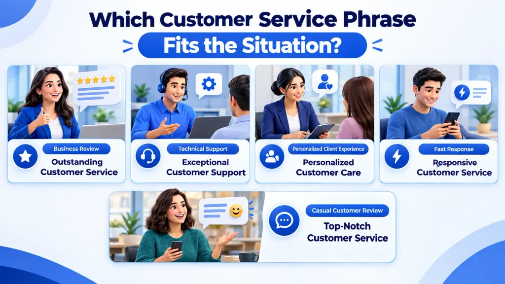 real life examples of alternatives to excellent customer service