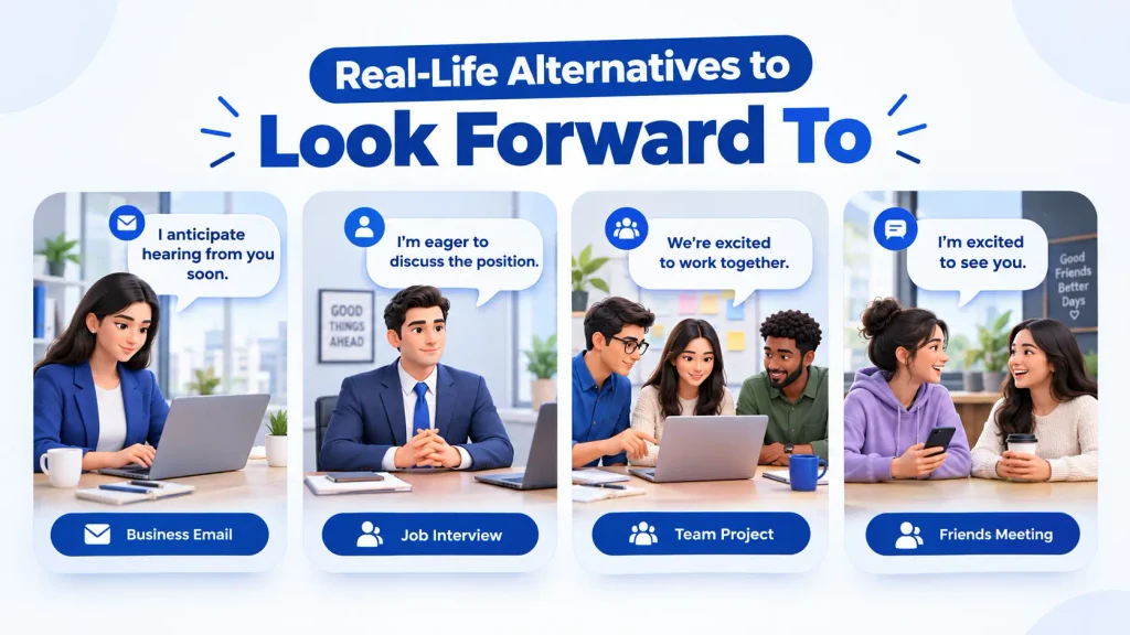 real life examples of alternatives to look forward to