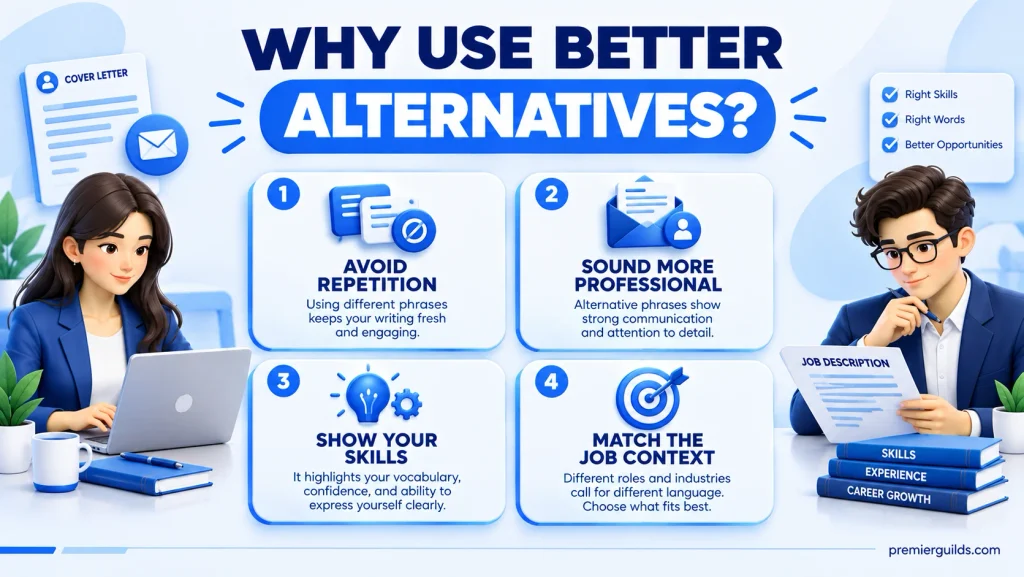 Why use alternatives to good fit for a job in professional communication