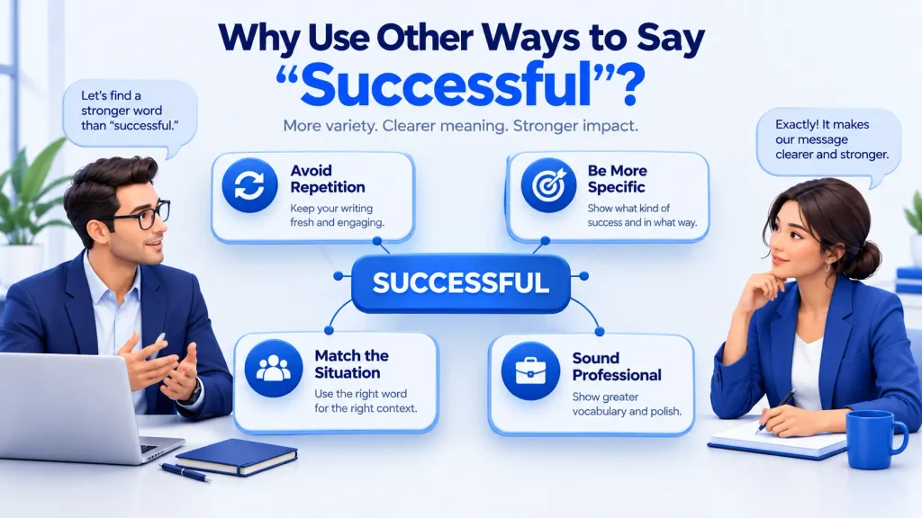 Reasons to use alternatives to the word successful in professional writing