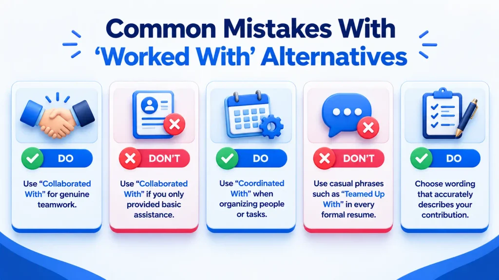 common mistakes when using alternatives to worked with