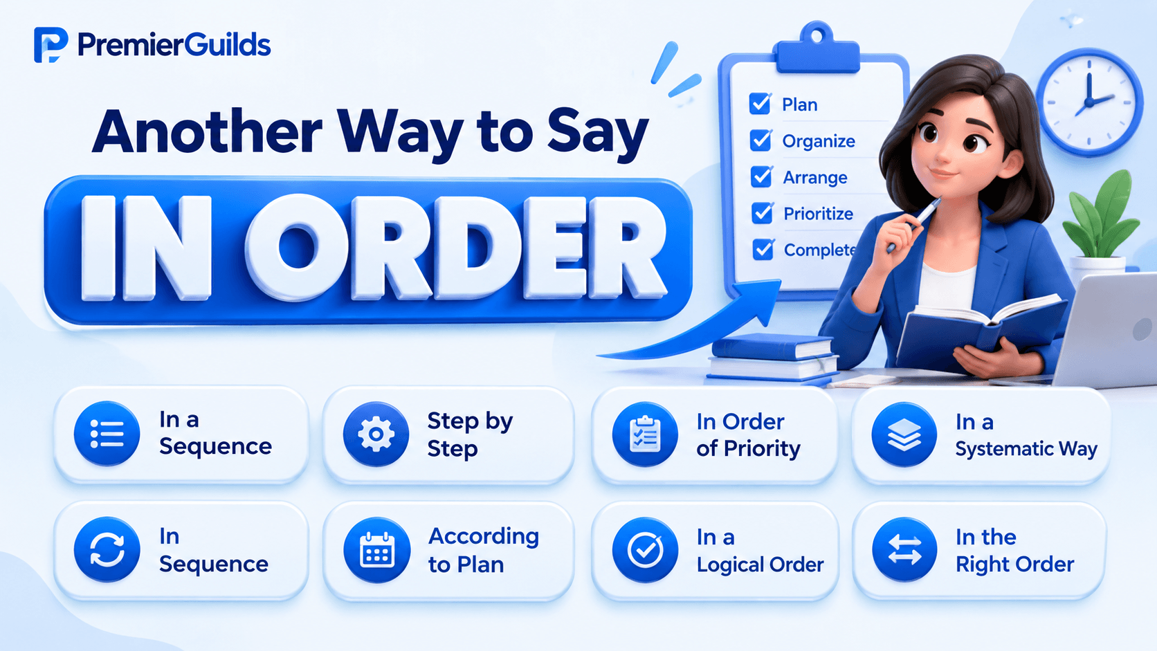 Another Way to Say In Order