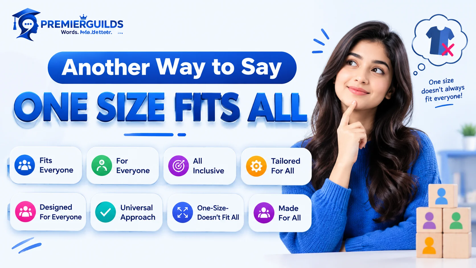 Another Way to Say One Size Fits All