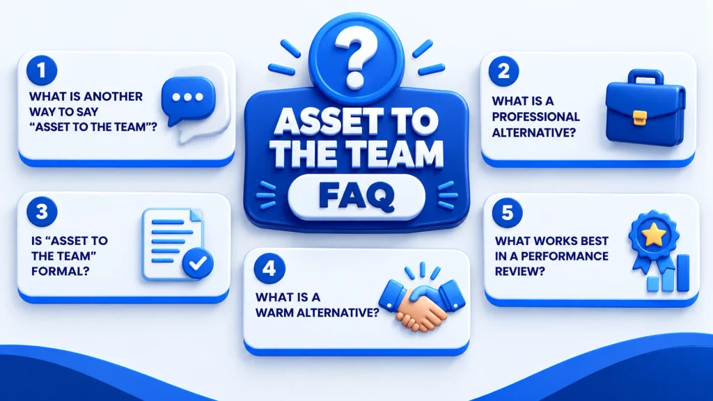 frequently asked questions about alternatives to asset to the team