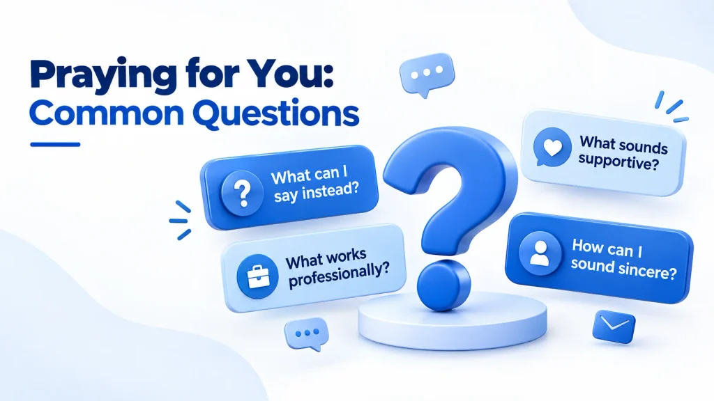  Frequently asked questions about alternatives to praying for you
