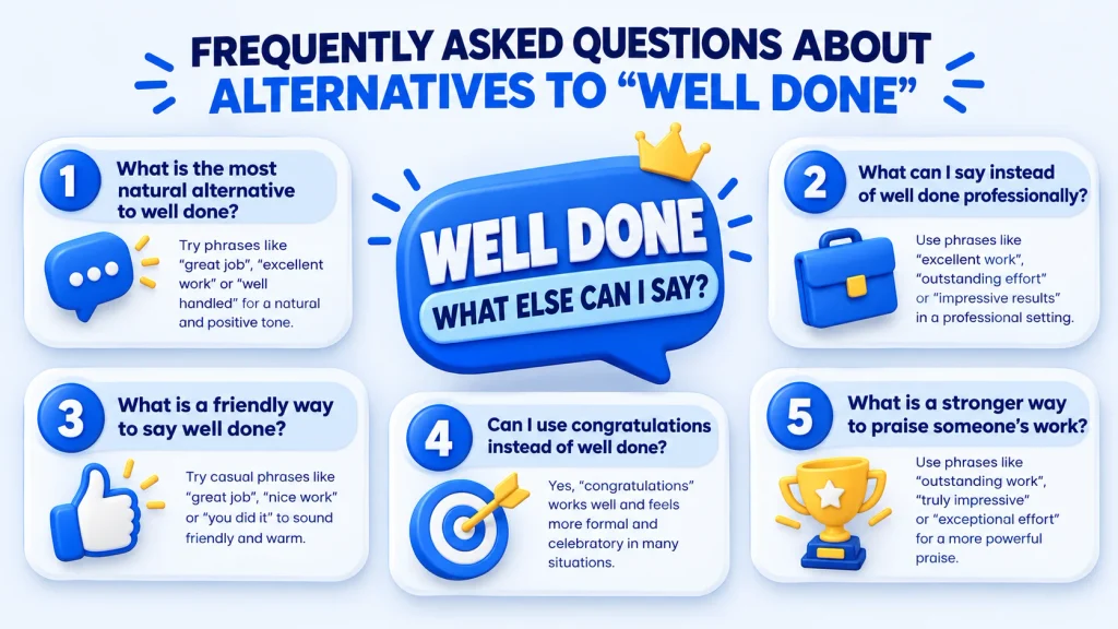 Frequently asked questions about alternatives to well done